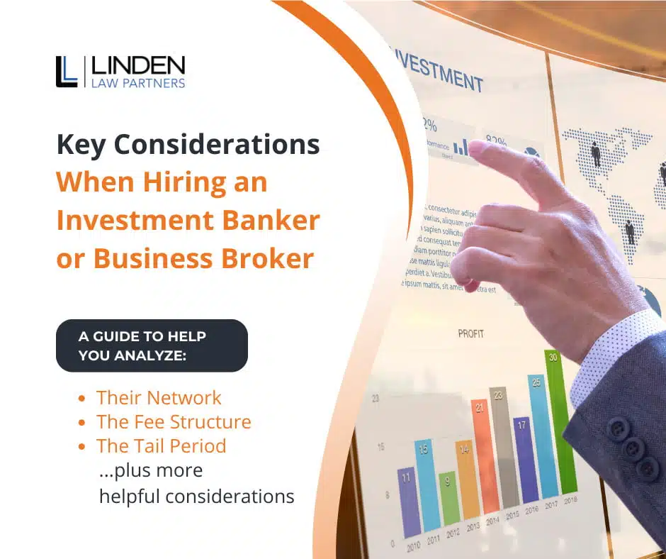 When Hiring an Investment Banker or Business Broker