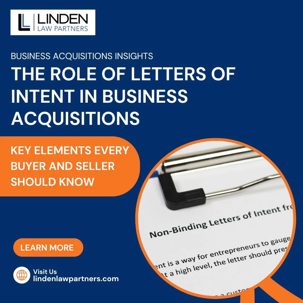 The Role of Letters of Intent in Business Acquisitions - Key Elements to Know - Linden Law Partners, Denver, CO